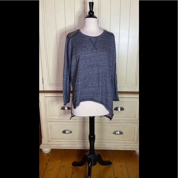 🕷Rachel Roy Studded High-Low Sweatshirt⚜️ - Picture 1 of 10
